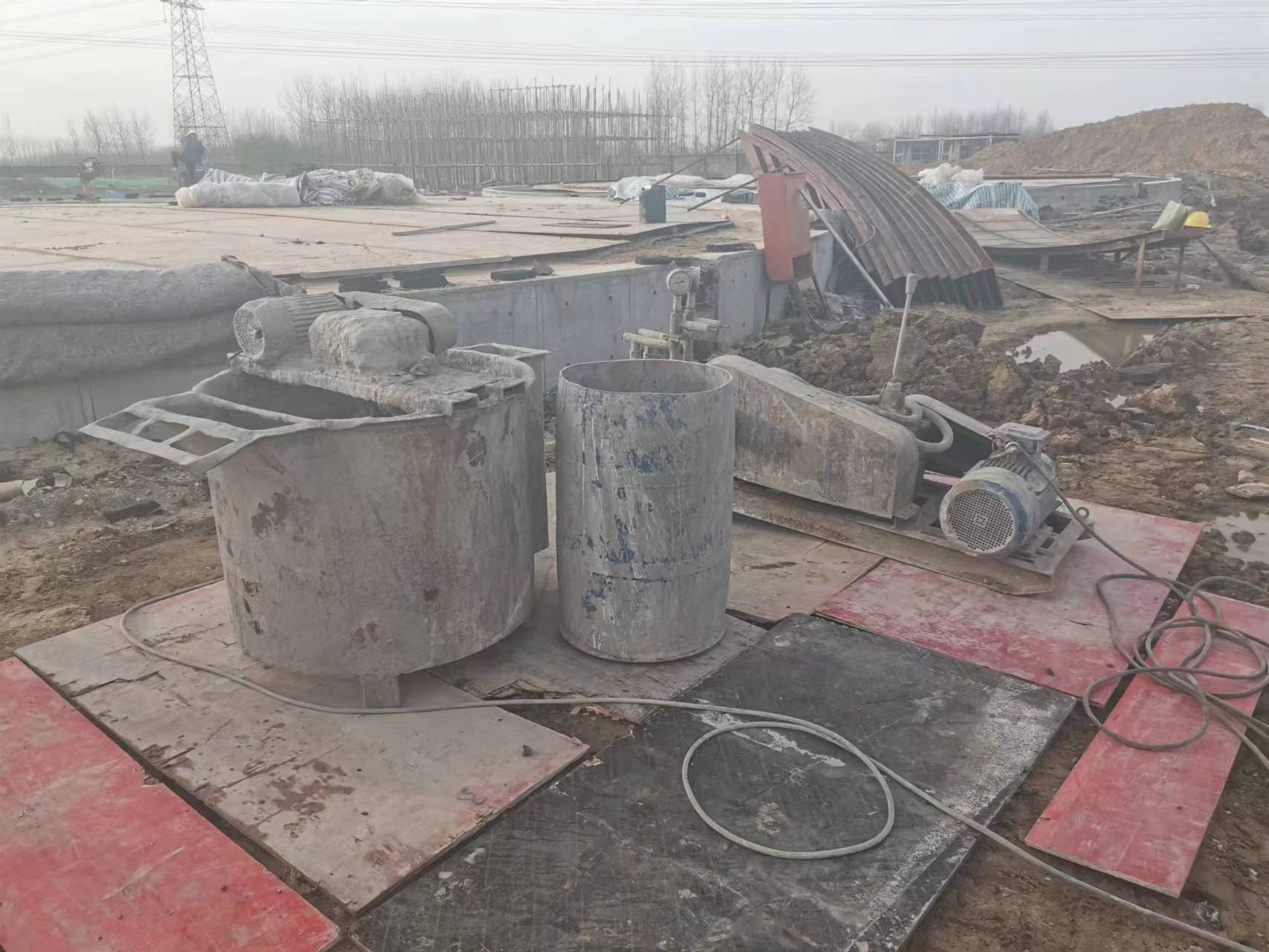 秦都设备基础注浆