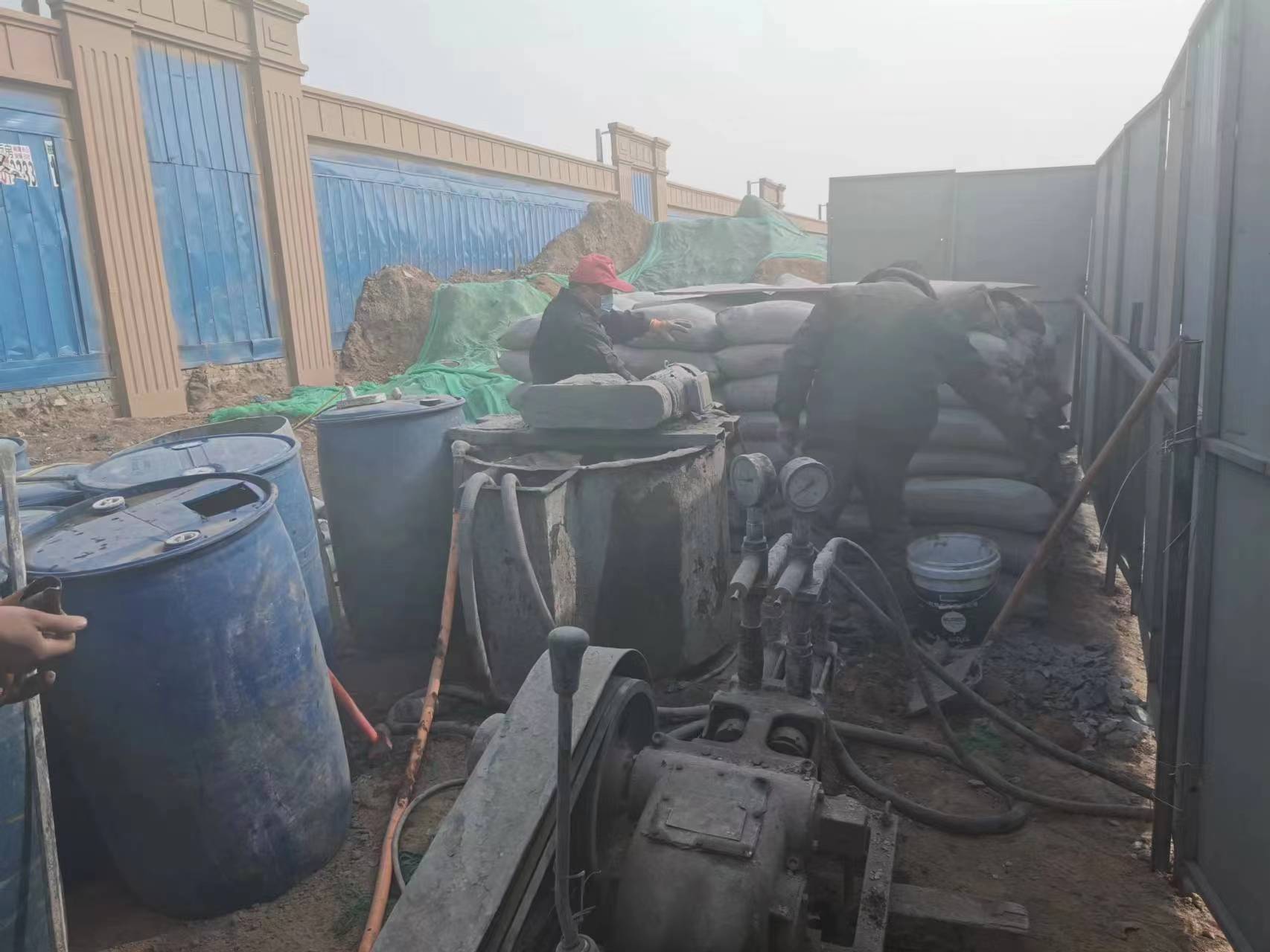 秦都房屋下沉注浆